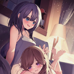 This is a pixiv picture whose title is 好きだぜ、安達.
