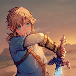 This is a pixiv picture whose title is 英傑リンク.