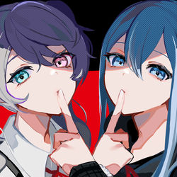 This is a pixiv picture whose title is アイデンティティ.