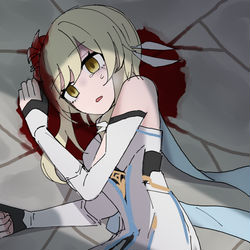 This is a pixiv picture whose title is 落下した.