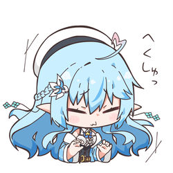 This is a pixiv picture whose title is くしゃみラミィちゃん.