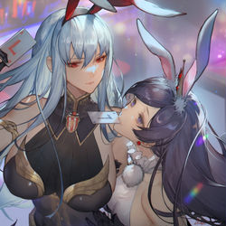 This is a pixiv picture whose title is 王牌幸运兔申请出战.