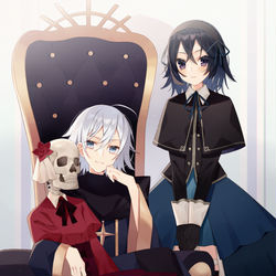 This is a pixiv picture whose title is 処刑された聖女は死霊となって舞い戻る ２.