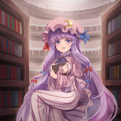 This is a pixiv picture whose title is パチェ千日.