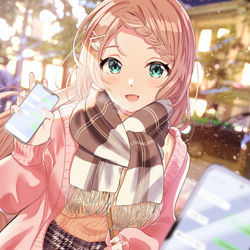 This is a pixiv picture whose title is 看護師カノジョと待ち合わせ❆.