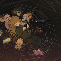This is a pixiv picture whose title is 干からびるまで外出ない.