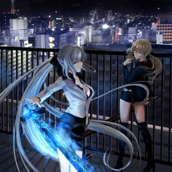 This is a pixiv picture whose title is モルガン陛下、スーツめっちゃ似合う.