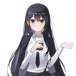 This is a pixiv picture whose title is 🖤.