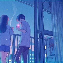 This is a pixiv picture whose title is 冬夏橙.