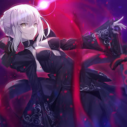 This is a pixiv picture whose title is アルトリア・オルタ.