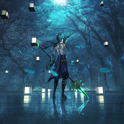 This is a pixiv picture whose title is 魈.