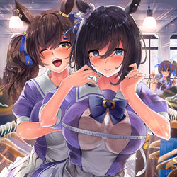 This is a pixiv picture whose title is ギャルデビューしちゃう？.