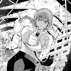 This is a pixiv picture whose title is マキマ.