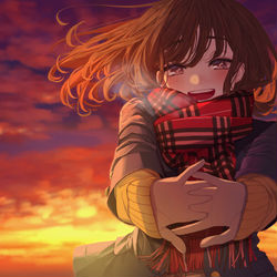 This is a pixiv picture whose title is ガールフレンド.