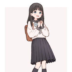 This is a pixiv picture whose title is 明日ちゃん.