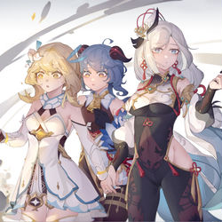This is a pixiv picture whose title is 原神╭(°A°`)╮.