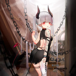 This is a pixiv picture whose title is 明日方舟 惩戒血魔 20220115.