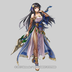 This is a pixiv picture whose title is ファイアーエムブレム ヒーローズ/ 熱砂を斬る闘気 カアラ.