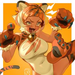 This is a pixiv picture whose title is Year of the Tiger.