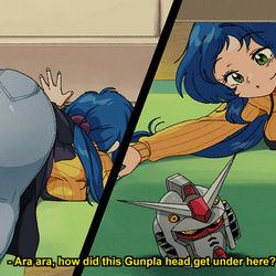 This is a pixiv picture whose title is [RETRO] Rinko Iori [GUNDAM].