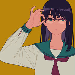 This is a pixiv picture whose title is めがね.