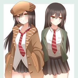 This is a pixiv picture whose title is 推理モノ設定.