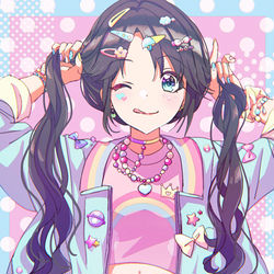 This is a pixiv picture whose title is 三峰🌈.