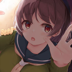 This is a pixiv picture whose title is ある個室で….
