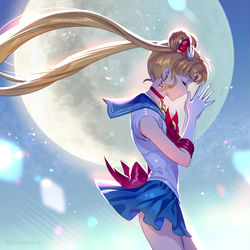This is a pixiv picture whose title is セーラームーン.