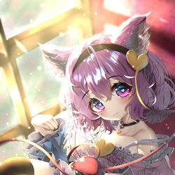 This is a pixiv picture whose title is ねこさとり様.