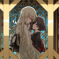 This is a pixiv picture whose title is 密室.