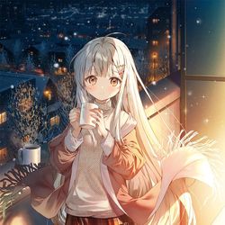 This is a pixiv picture whose title is その瞬間、目が合う.