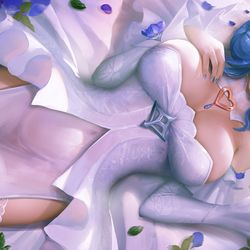 This is a pixiv picture whose title is Crystal Rose Sona.