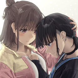 This is a pixiv picture whose title is embrace.