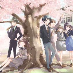 This is a pixiv picture whose title is 桜の咲く日.