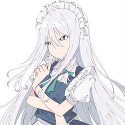This is a pixiv picture whose title is 長髪咲夜さん.