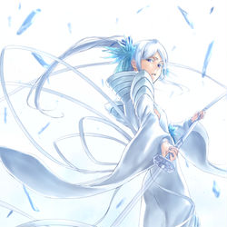 This is a pixiv picture whose title is 白霞罸.