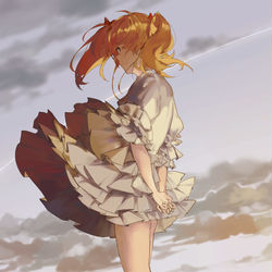 This is a pixiv picture whose title is もうじき夏が終わるから.