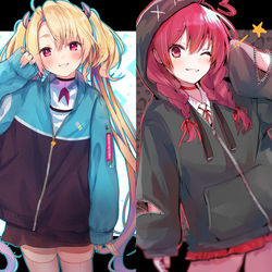 This is a pixiv picture whose title is オリジナルパーカーズ.