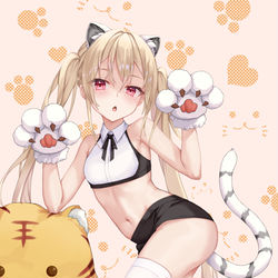 This is a pixiv picture whose title is 老虎 鈴宮鈴 老虎.