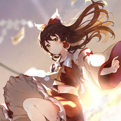 This is a pixiv picture whose title is 博麗霊夢.