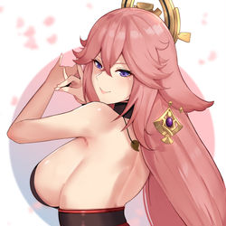 This is a pixiv picture whose title is Yae Miko.