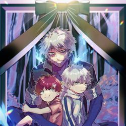 This is a pixiv picture whose title is 荼毘くん.
