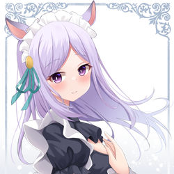This is a pixiv picture whose title is メイドマックイーン.