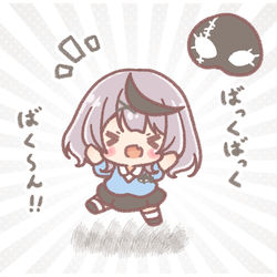 This is a pixiv picture whose title is 園児なさかまたちゃん🎣.
