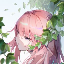 This is a pixiv picture whose title is 【绘画~Ayan】PuPu~画了个神子头像~.