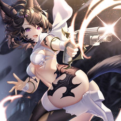 This is a pixiv picture whose title is FF14  龙娘.