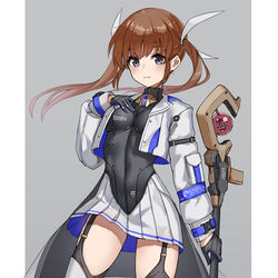This is a pixiv picture whose title is 高町二等空尉.