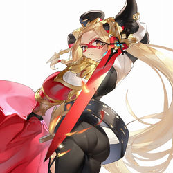 This is a pixiv picture whose title is 英雄戦姫WW.