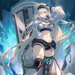 This is a pixiv picture whose title is 极光.